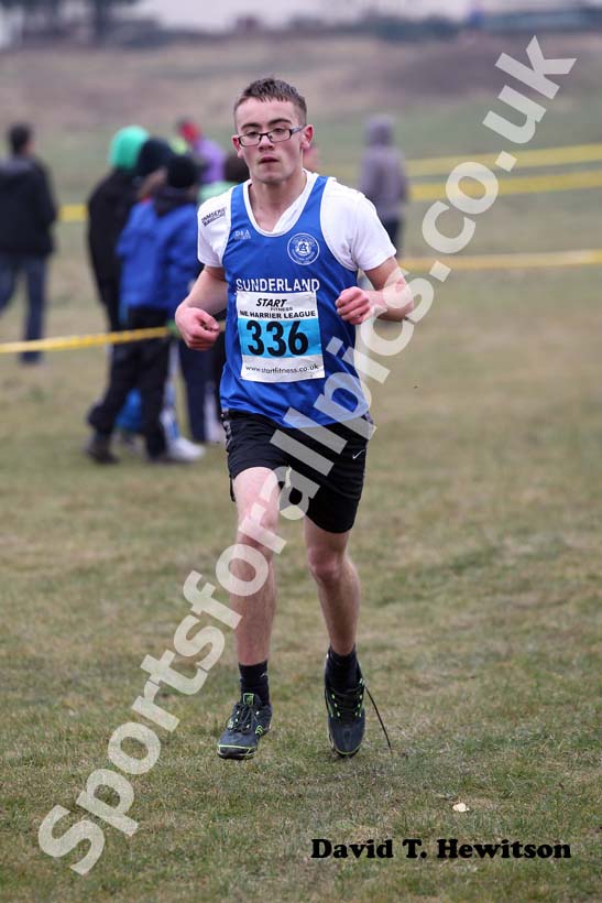 No 336, Under-15s, North East Harrier League, Wrekerton, Gateshead.